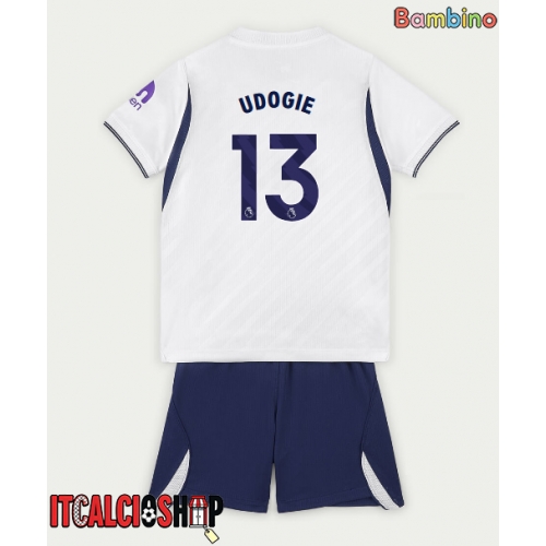 Tottenham Hotspur Destiny Udogie #13 Prima Maglia Bambino 2026-27 Manica Corta (+ Pantaloni corti)